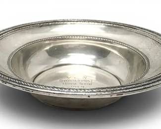 Reed  Barton Sterling Silver 9 Bowl, Engraved 1949 Horse Show Award 194g