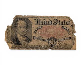 1870s U.S. 50 Cent Fractional Currency Bill