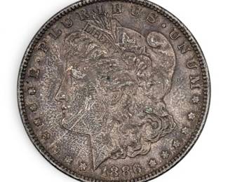 1886 Morgan Silver Dollar Coin 26.69g