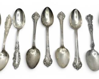 Sterling Silver Spoons  Reed  Barton, Gorham 246g Total