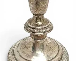 Empire Sterling Silver Weighted Candleholder 438g