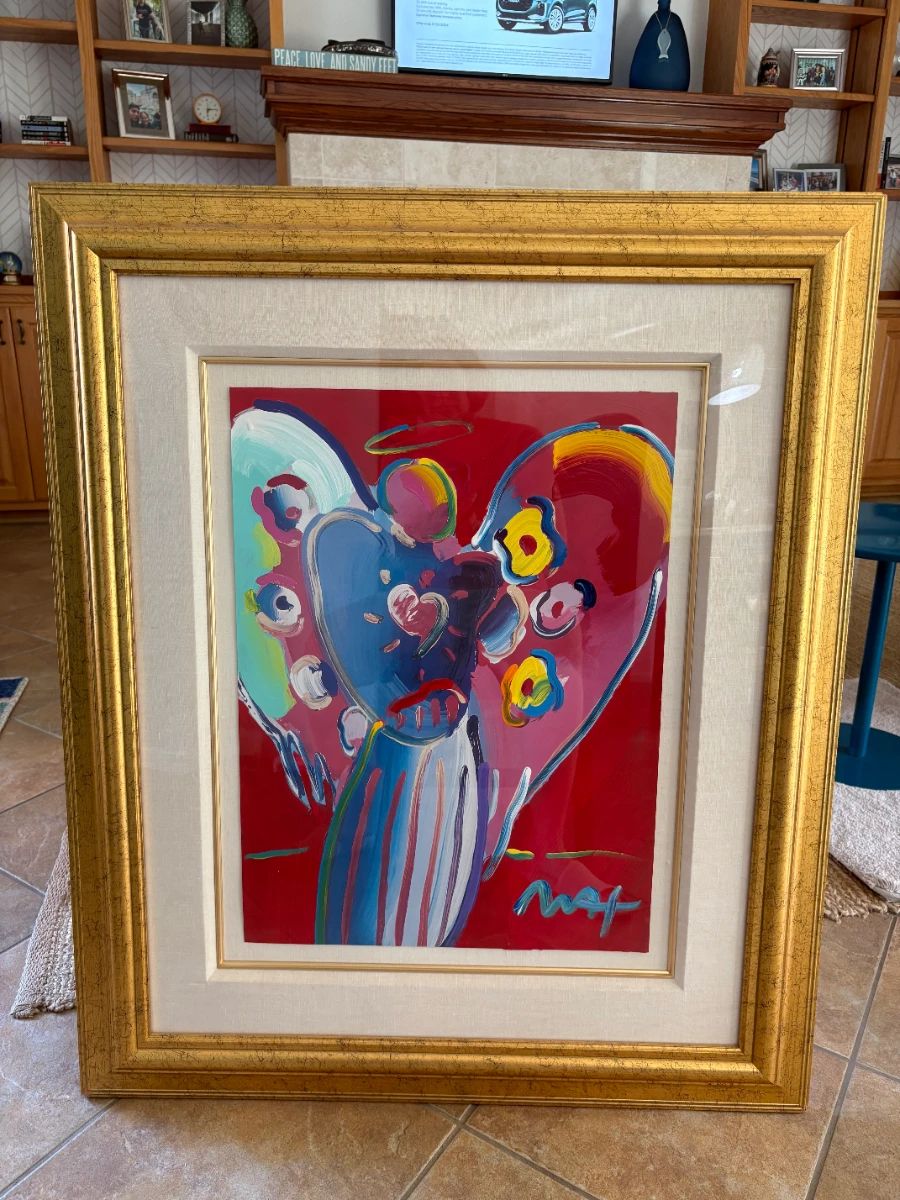 Peter Max Angel print.