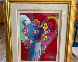 Peter Max Angel print.