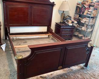 King bedroom set - bed.