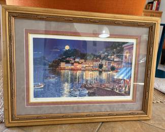 "Moonlight" seriolithograph by Andrew Warren