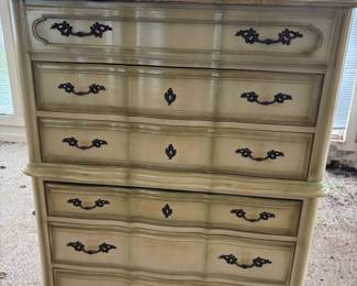 Antique bedroom set - tall chest of drawers