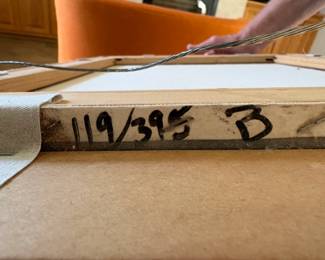 Numbering of Bob Byerly prints.