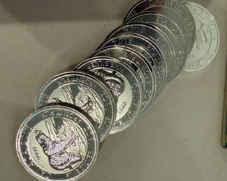 CANADIAN POLAR BEAR 1/2 OZ $2 COINS
