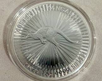 AUSTRALIAN KANGAROO 1oz. SILVER