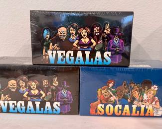 VEGASLAS AND SOCALIA SEALED CARD GAMING SETS