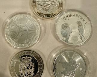 ASSORTED 1oz and 2oz COINS