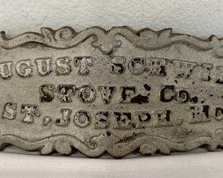 ANTIQUE CAST IRON SIGN