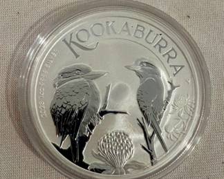 PERTH MINT KOOKABURRA 1oz. SILVER COIN