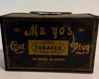 ANTIQUE MAYO’S TOBACCO TIN