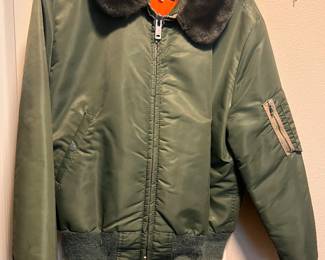 Vintage bomber style jacket