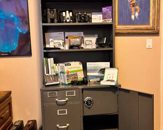 cole steel cabinet w/safe