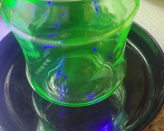 Uranium glass