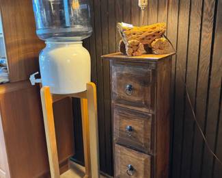 Water cooler and CD holder