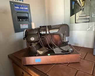 Old sewing maching