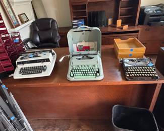 Typewriters; one from the 1930's ($300)