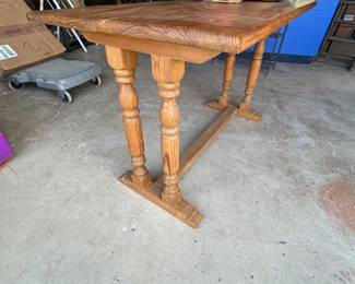 2' x 4' Mexican pine table. Discounted.