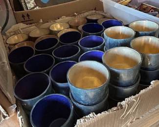 FREE TABLE Assorted mercury votives 