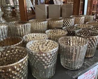 Mercury votives. Wedding plans? Very cheap. 