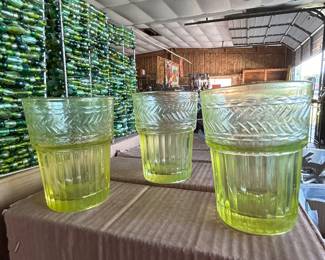 FREE TABLE-ASST VOTIVES FOR TEA LIGHTS. NOT FOR DRINKING PLEASE.