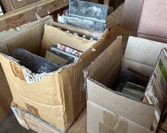 FREE TABLE glass and mirror cut for frame inserts asst sizes