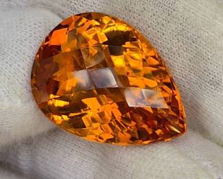 28.70 Carat Madeira Citrine