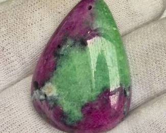 62.58 Carat Ruby Zoisite Pendant Stone