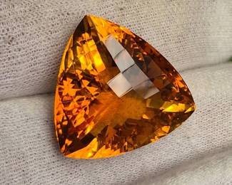 31.40 Carat Natural Madeira Citrine