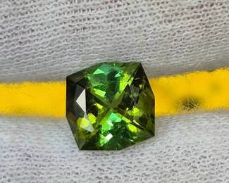 2.87 Carat 1st Place Award-Winning Cut Natural Peridot by Ben Kho