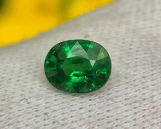 1.37 Carat Natural Tsavorite Garnet