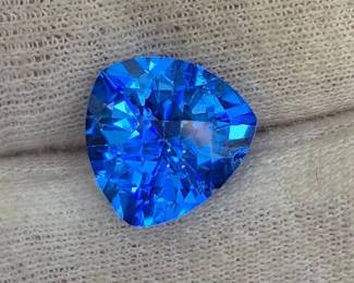 9.33 Carat Johnny Wang Glacier Blue™ Topaz