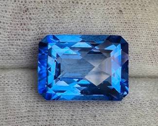 20.56 Carat Johnny Wang-Cut Glacier Blue™ Topaz