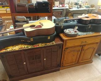Ibanez and Yamaha acoustic guitars