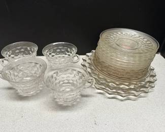 Fostoria American Saucers  Teacups