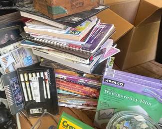 Art Supply Collection inc HowTo Books  Coloring Books