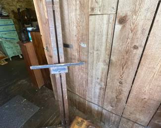 Vintage Art Easel w Art Supply Filled Vintage Suitcase
