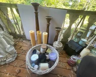 Tall Candles And Candle Sticks With Mystery Candles