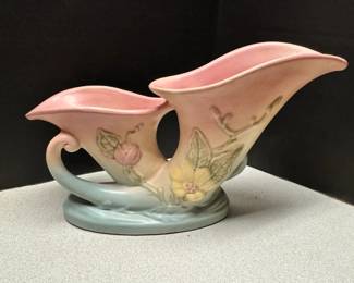 Hull Pottery Twin Vase Cornucopia