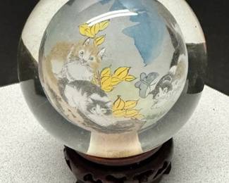 Hand Painted Decorative Globe
