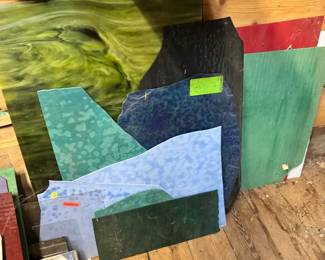 Sheets Of Glass For Stained Glass Crafts Or Glass Fusing