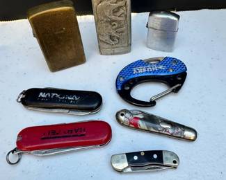 Miscellaneous Pocket Knives  Lighters