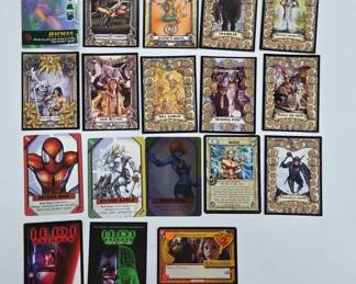 Trading Card Collection Including Heroes and Fanta