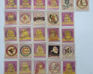Lenticular MLB All Time Team Leaders Cards