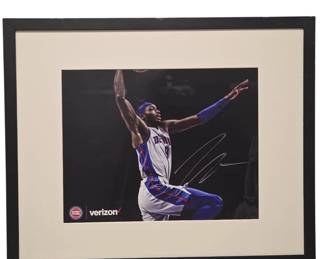 Signed Jerami Grant Detroit Pistons Photo