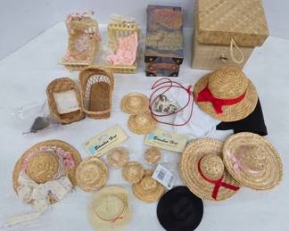 Miniature Hats and Wicker Accessories