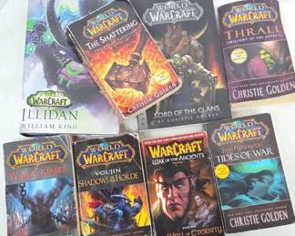 World of Warcraft Paperback and Hardback Books